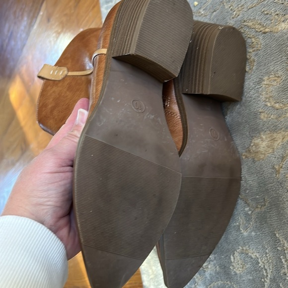 Universal thread western style booties Camel color - Picture 4 of 4